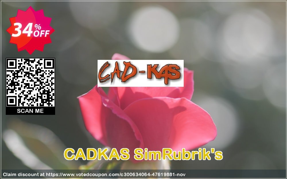 CADKAS SimRubrik's Coupon Code Nov 2024, 34% OFF - VotedCoupon