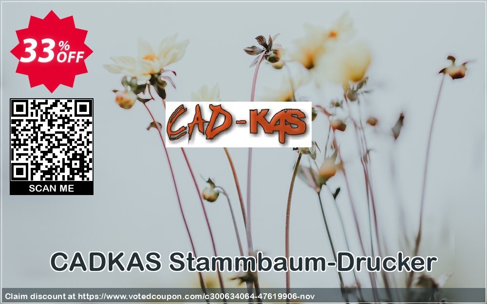 CADKAS Stammbaum-Drucker Coupon Code Nov 2024, 33% OFF - VotedCoupon