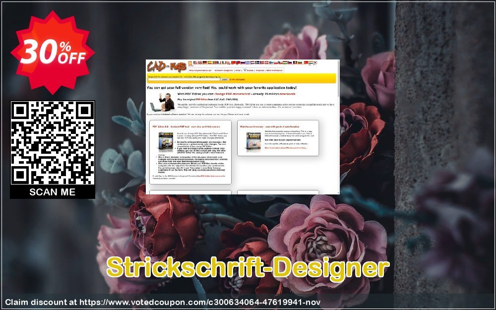 CADKAS Strickschrift-Designer Coupon Code Nov 2024, 30% OFF - VotedCoupon