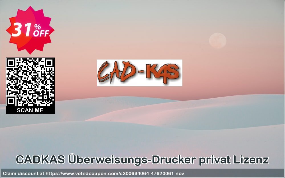 CADKAS Überweisungs-Drucker privat Lizenz Coupon Code Nov 2024, 31% OFF - VotedCoupon