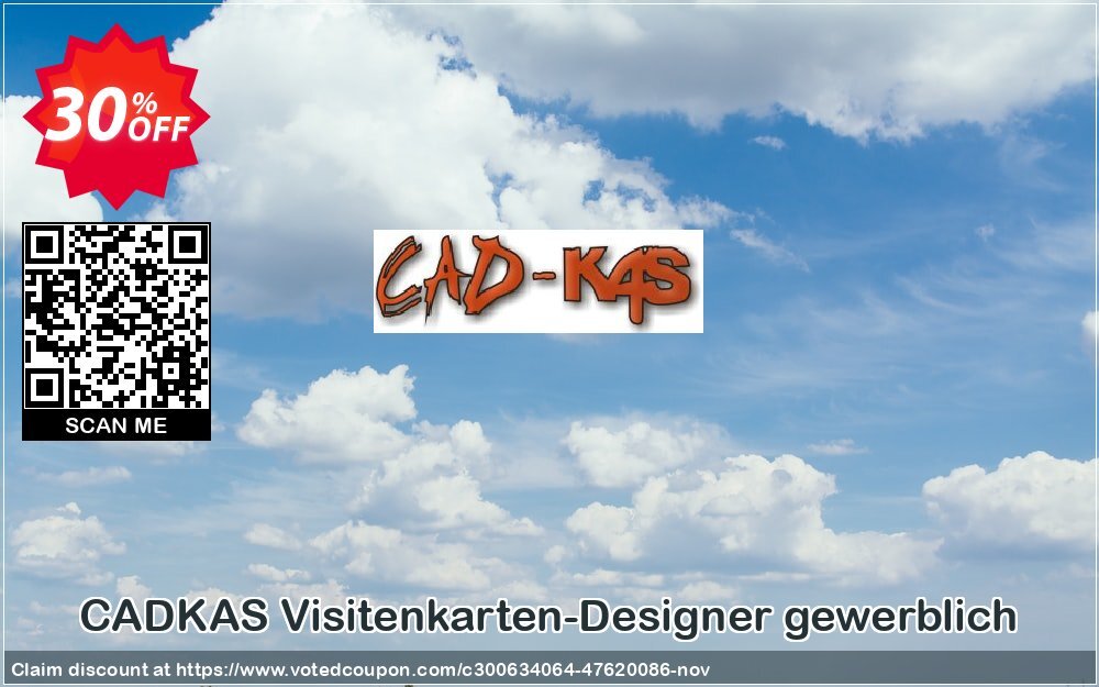 CADKAS Visitenkarten-Designer gewerblich Coupon, discount Visitenkarten-Designer gewerblich Exclusive promo code 2024. Promotion: Exclusive promo code of Visitenkarten-Designer gewerblich 2024