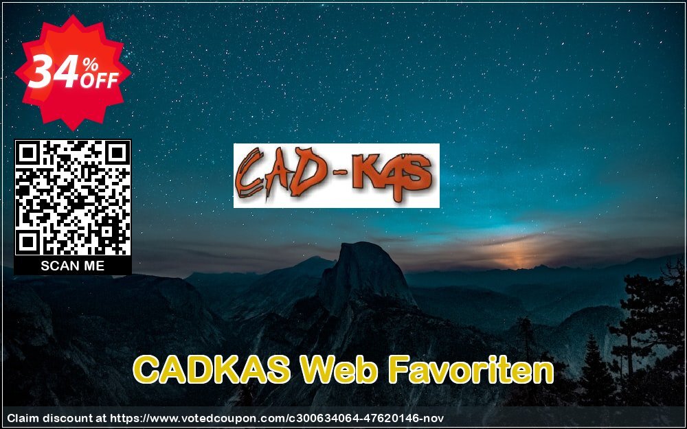 CADKAS Web Favoriten Coupon Code Nov 2024, 34% OFF - VotedCoupon