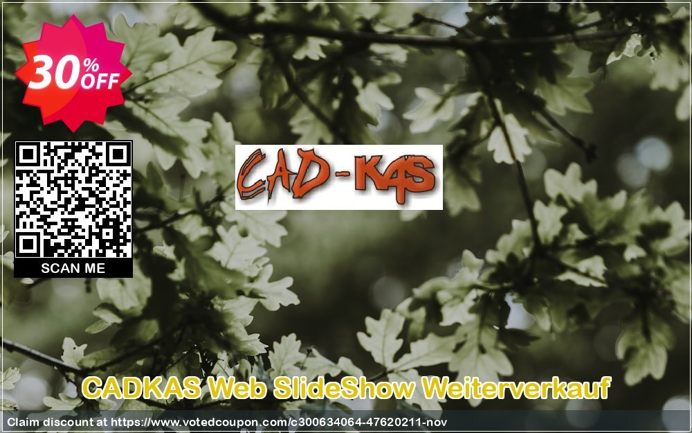 CADKAS Web SlideShow Weiterverkauf Coupon Code Nov 2024, 30% OFF - VotedCoupon