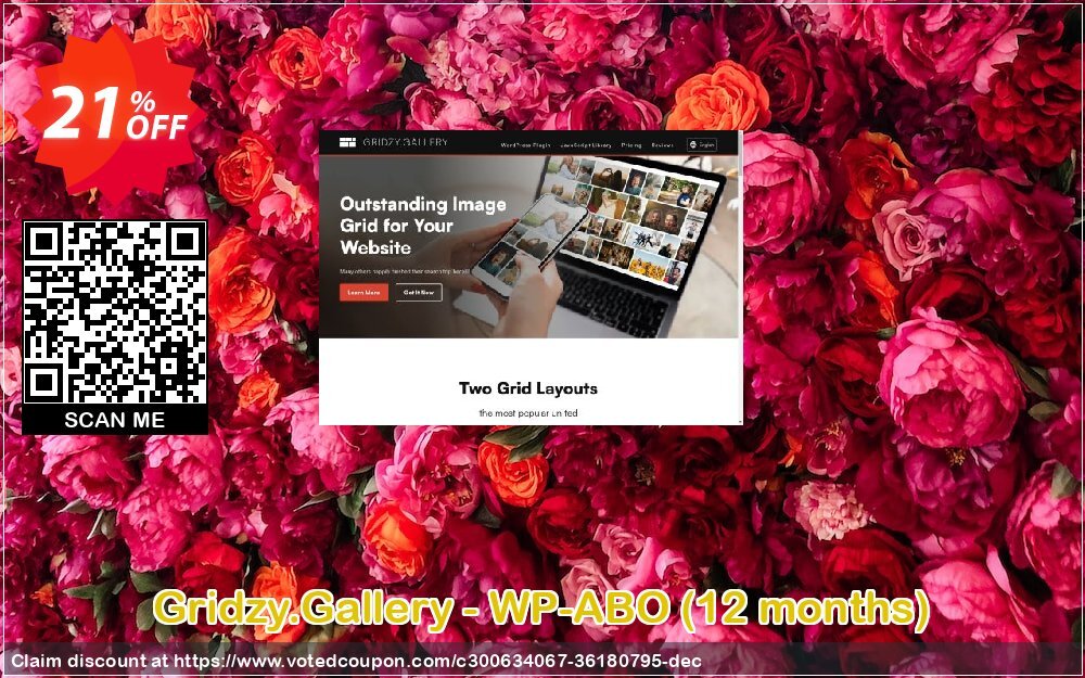 Gridzy.Gallery - WP-ABO, 12 months  Coupon, discount JUNE 2023 20% OFF. Promotion: Wondrous discount code of Gridzy.Gallery - WP-ABO (12 months) 2024