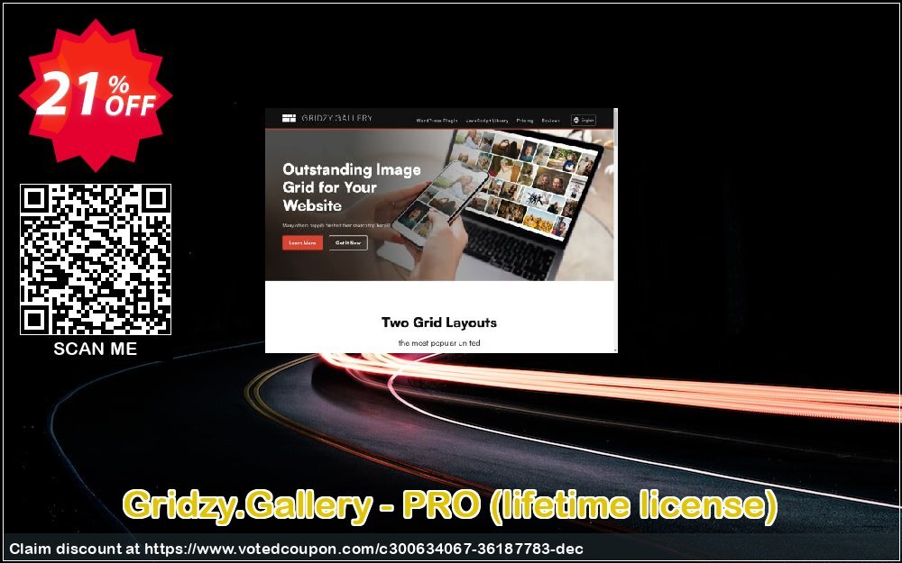 Gridzy.Gallery - PRO, lifetime Plan  Coupon, discount JUNE 2023 20% OFF. Promotion: Fearsome discounts code of Gridzy.Gallery - PRO (lifetime license) 2024