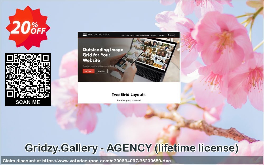 Gridzy.Gallery - AGENCY, lifetime Plan  Coupon, discount JUNE 2023 20% OFF. Promotion: Imposing deals code of Gridzy.Gallery - AGENCY (lifetime license) 2024