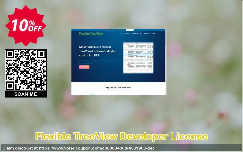 Flexible TreeView Developer Plan Coupon, discount Developer License Impressive promo code 2024. Promotion: Impressive promo code of Developer License 2024