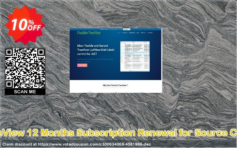 Flexible TreeView 12 Months Subscription Renewal for Source Code Plan Coupon, discount 12 Months Subscription Renewal for Source Code License Dreaded sales code 2024. Promotion: Dreaded sales code of 12 Months Subscription Renewal for Source Code License 2024
