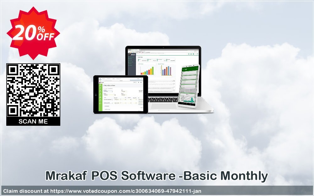 Mrakaf POS Software -Basic Monthly voted-on promotion codes