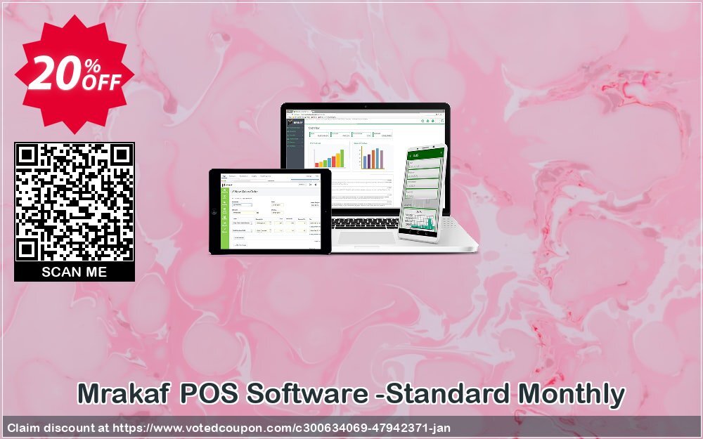 Mrakaf POS Software -Standard Monthly voted-on promotion codes