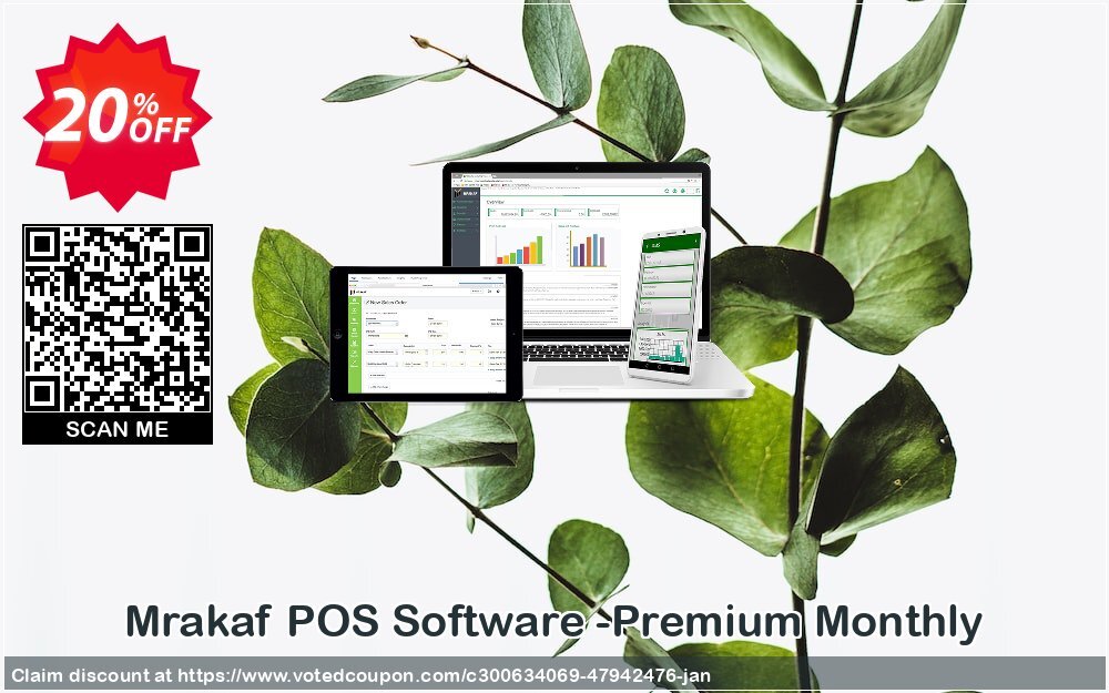 Mrakaf POS Software -Premium Monthly voted-on promotion codes