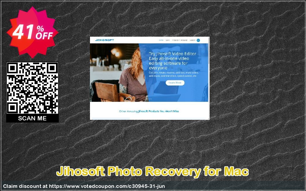 Jihosoft Photo Recovery for MAC Coupon, discount Jihosoft (30945). Promotion: 