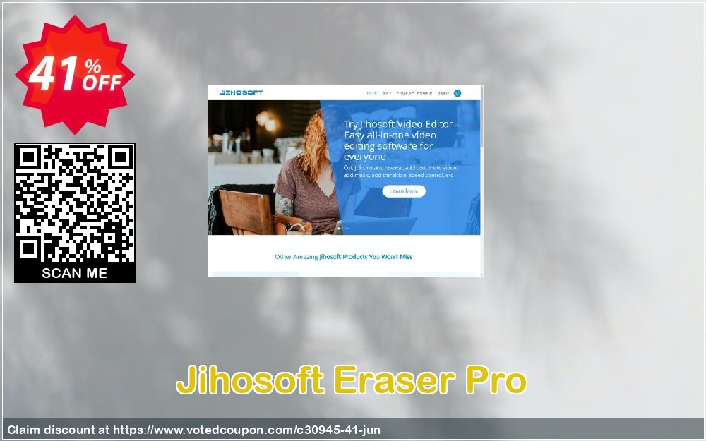 Jihosoft Eraser Pro Coupon, discount Jihosoft (30945). Promotion: 