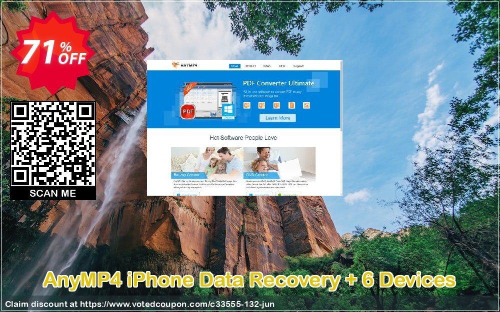 AnyMP4 iPhone Data Recovery + 6 Devices Coupon Code Jun 2024, 71% OFF - VotedCoupon