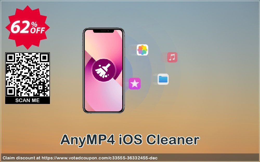 AnyMP4 iOS Cleaner Coupon Code Jun 2024, 62% OFF - VotedCoupon