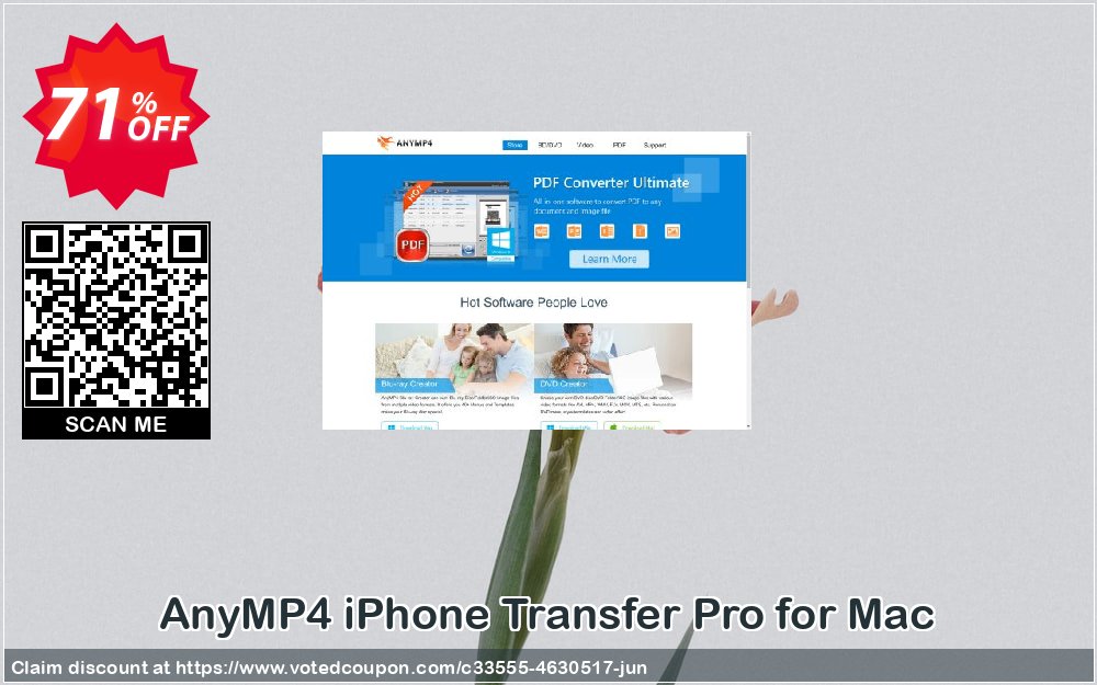 AnyMP4 iPhone Transfer Pro for MAC Coupon Code Jun 2024, 71% OFF - VotedCoupon