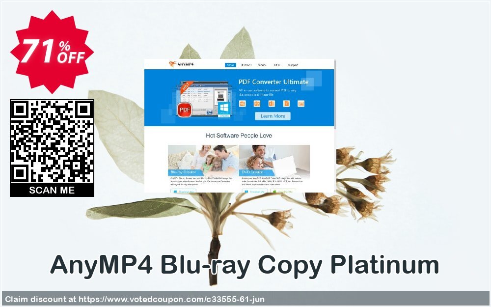 AnyMP4 Blu-ray Copy Platinum Coupon, discount AnyMP4 coupon (33555). Promotion: 