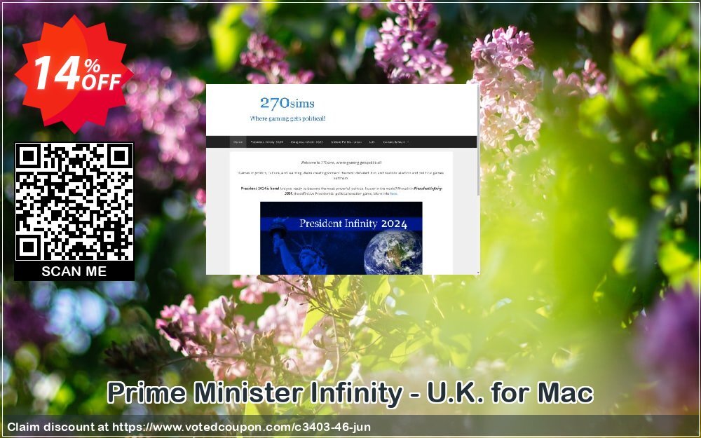Prime Minister Infinity - U.K. for MAC Coupon, discount 270soft coupon (3403). Promotion: 270soft coupon codes