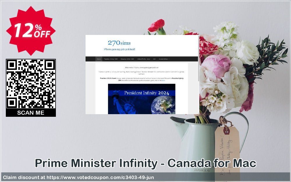 Prime Minister Infinity - Canada for MAC Coupon, discount 270soft coupon (3403). Promotion: 270soft coupon codes