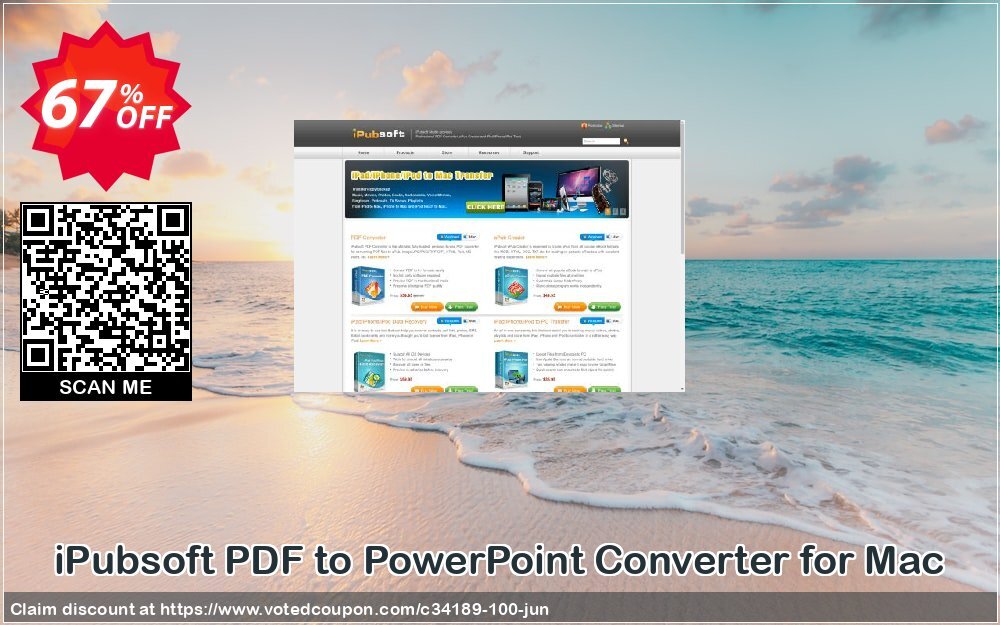 iPubsoft PDF to PowerPoint Converter for MAC Coupon Code Jun 2024, 67% OFF - VotedCoupon