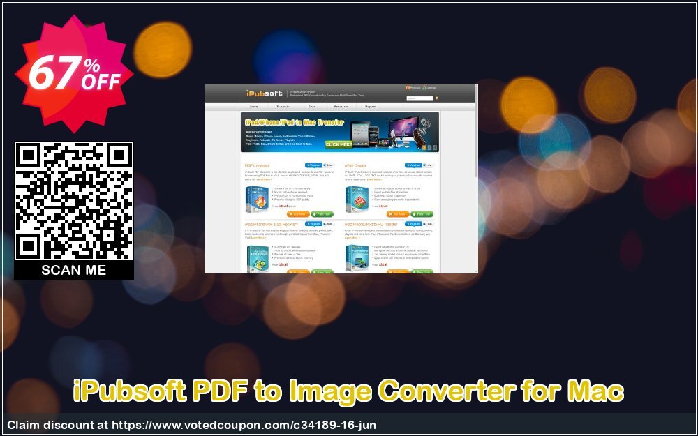 iPubsoft PDF to Image Converter for MAC Coupon Code Jun 2024, 67% OFF - VotedCoupon