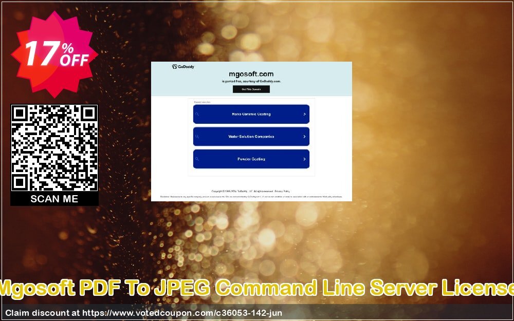 Mgosoft PDF To JPEG Command Line Server Plan Coupon Code Jun 2024, 17% OFF - VotedCoupon