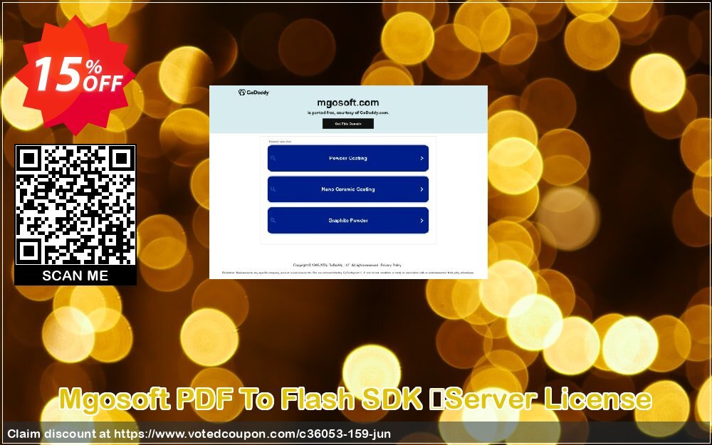 Mgosoft PDF To Flash SDK 	Server Plan Coupon Code Jun 2024, 15% OFF - VotedCoupon