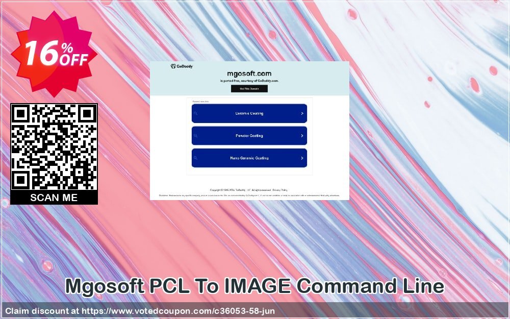 Mgosoft PCL To IMAGE Command Line Coupon, discount mgosoft coupon (36053). Promotion: mgosoft coupon discount (36053)