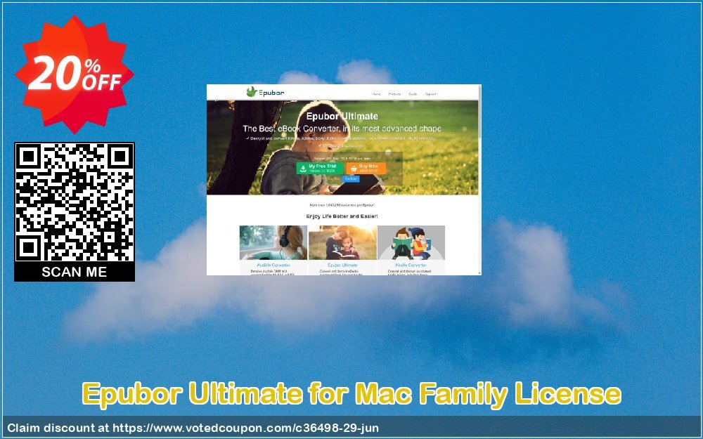 Epubor Ultimate for MAC Family Plan Coupon, discount Epubor Ebook Software coupon (36498). Promotion: Epubor Ebook Software discount code