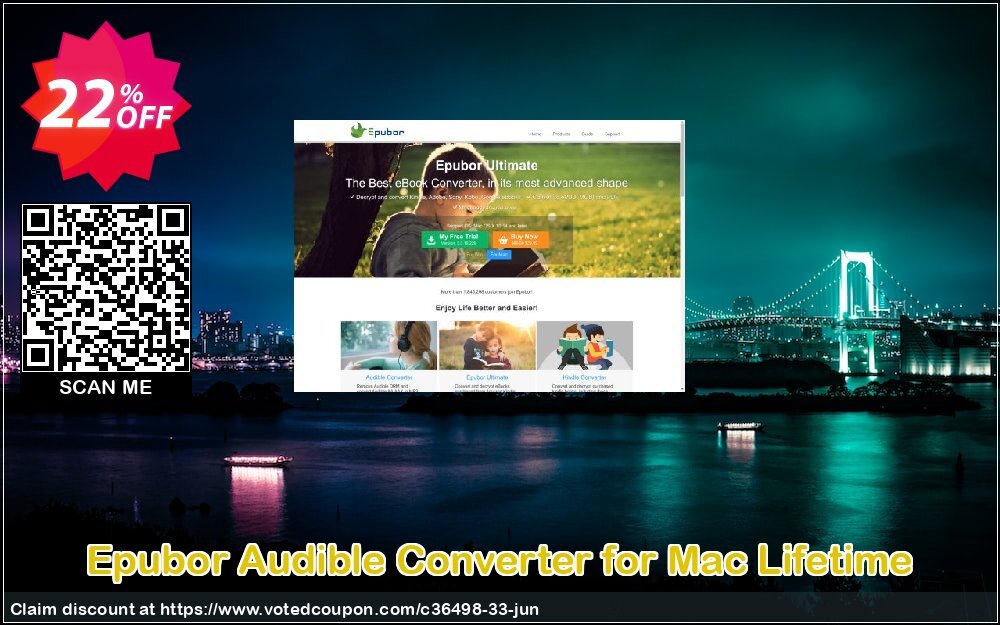 Epubor Audible Converter for MAC Lifetime Coupon, discount Epubor Ebook Software coupon (36498). Promotion: Epubor Ebook Software discount code