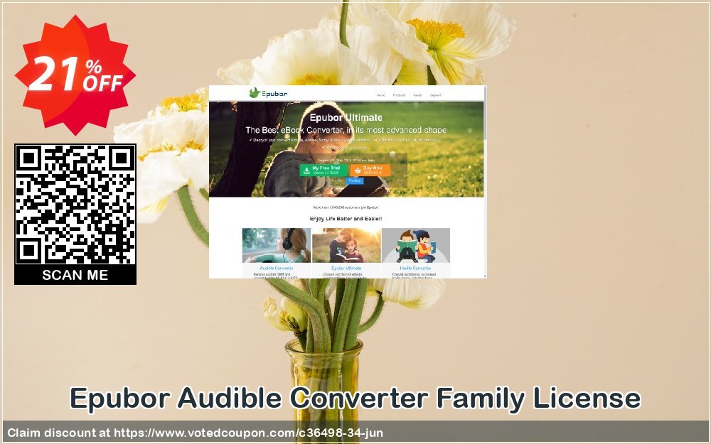 Epubor Audible Converter Family Plan Coupon Code Jun 2024, 21% OFF - VotedCoupon