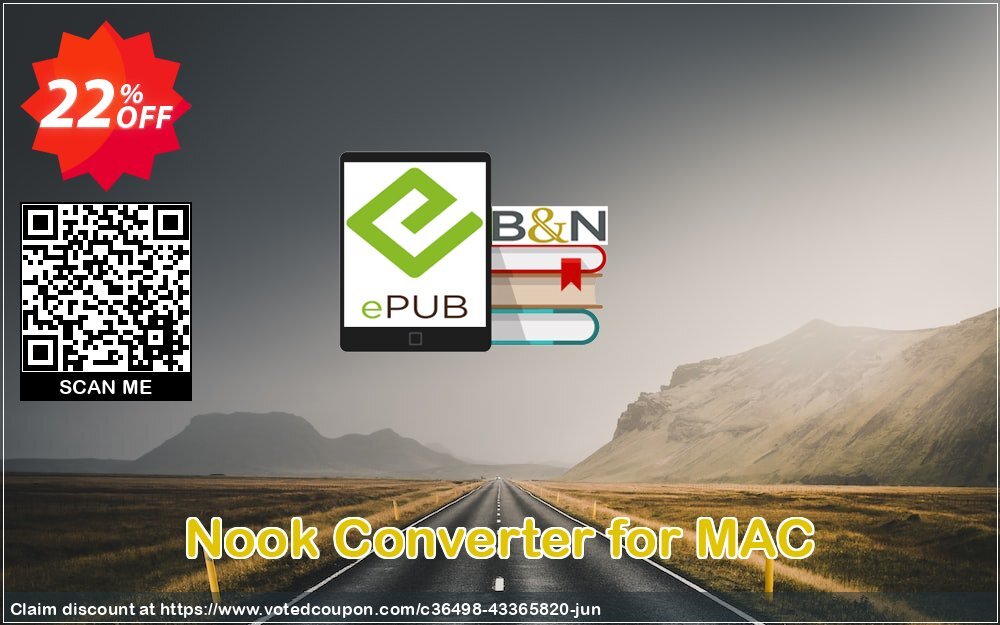Nook Converter for MAC Coupon, discount 20% OFF Nook Converter for MAC, verified. Promotion: Hottest discounts code of Nook Converter for MAC, tested & approved