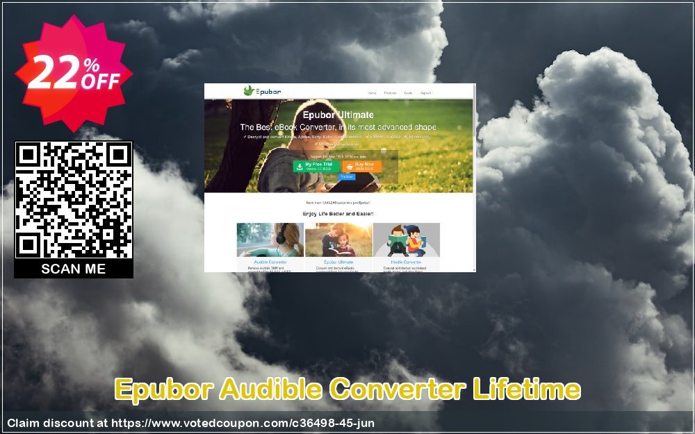 Epubor Audible Converter Lifetime voted-on promotion codes