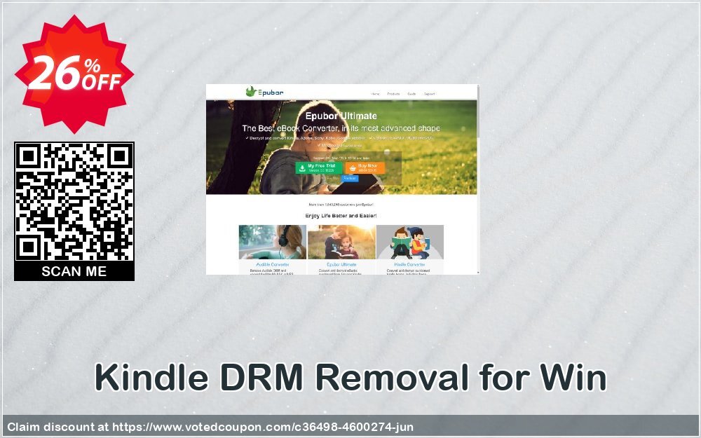 Kindle DRM Removal for Win Coupon, discount Kindle DRM Removal for Win amazing offer code 2024. Promotion: wonderful deals code of Kindle DRM Removal for Win 2024