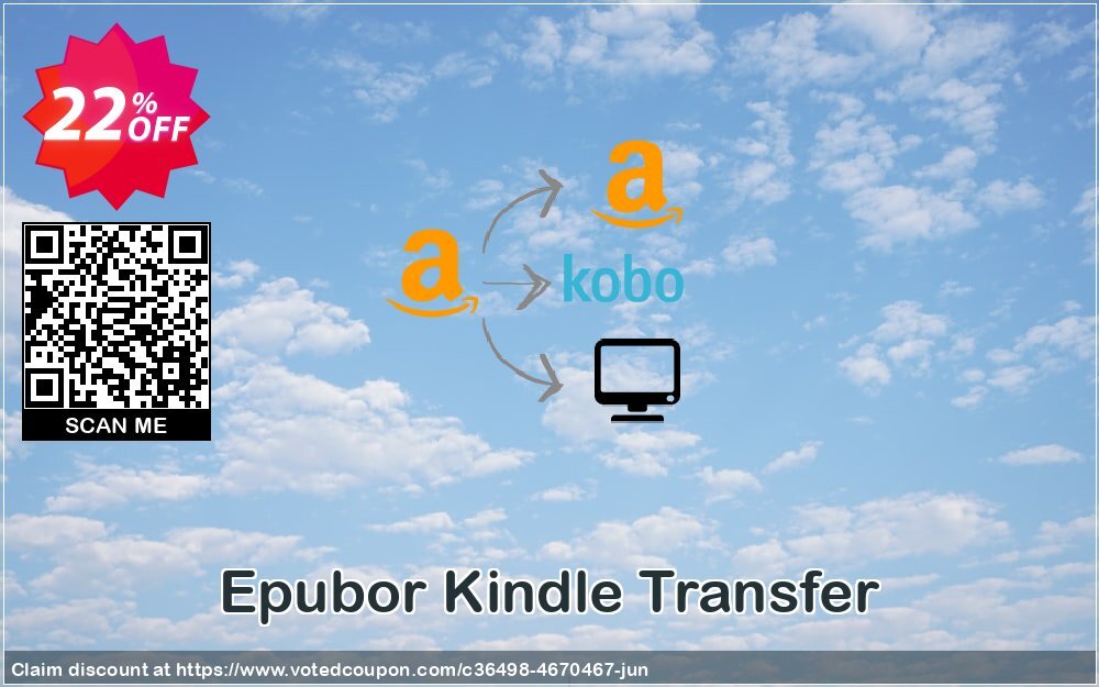 Epubor Kindle Transfer Coupon, discount Kindle Transfer for Win exclusive promotions code 2024. Promotion: special discounts code of Kindle Transfer for Win 2024