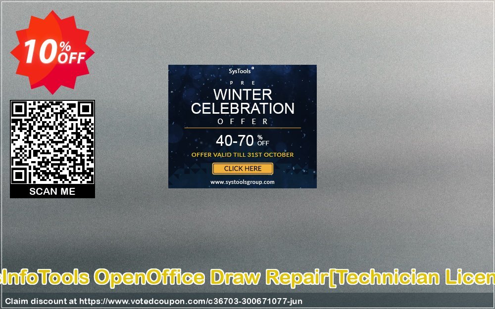 SysInfoTools OpenOffice Draw Repair/Technician Plan/ Coupon, discount Promotion code SysInfoTools OpenOffice Draw Repair[Technician License]. Promotion: Offer SysInfoTools OpenOffice Draw Repair[Technician License] special discount 