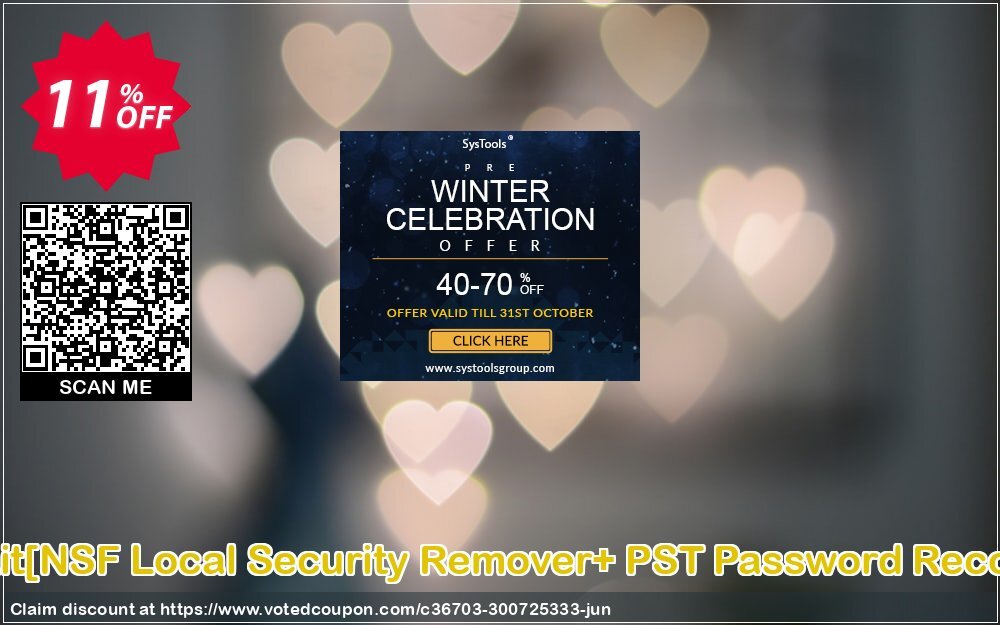 Password Recovery Toolkit/NSF Local Security Remover+ PST Password Recovery/Single User Plan Coupon, discount Promotion code Password Recovery Toolkit[NSF Local Security Remover+ PST Password Recovery]Single User License. Promotion: Offer Password Recovery Toolkit[NSF Local Security Remover+ PST Password Recovery]Single User License special discount 
