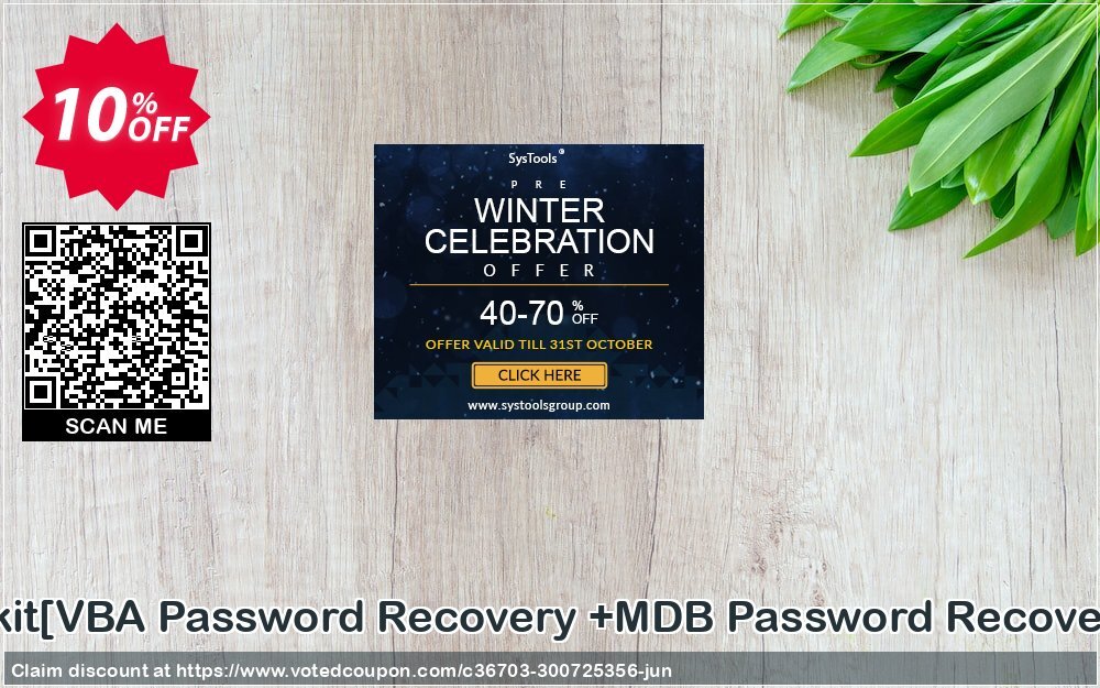 Password Recovery Toolkit/VBA Password Recovery +MDB Password Recovery/Administrator Plan Coupon, discount Promotion code Password Recovery Toolkit[VBA Password Recovery +MDB Password Recovery]Administrator License. Promotion: Offer Password Recovery Toolkit[VBA Password Recovery +MDB Password Recovery]Administrator License special discount 