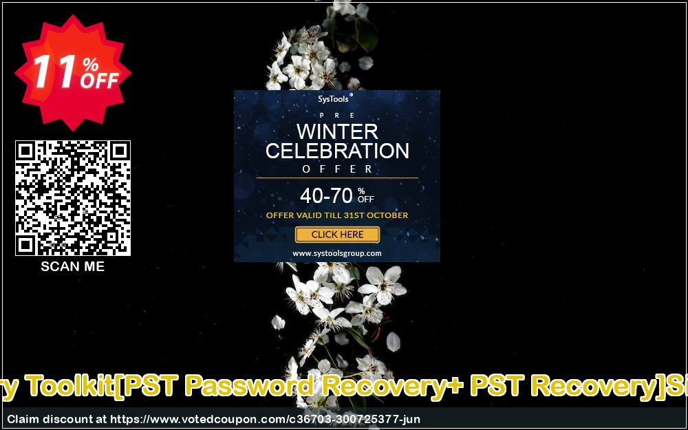 Password Recovery Toolkit/PST Password Recovery+ PST Recovery/Single User Plan Coupon, discount Promotion code Password Recovery Toolkit[PST Password Recovery+ PST Recovery]Single User License. Promotion: Offer Password Recovery Toolkit[PST Password Recovery+ PST Recovery]Single User License special discount 