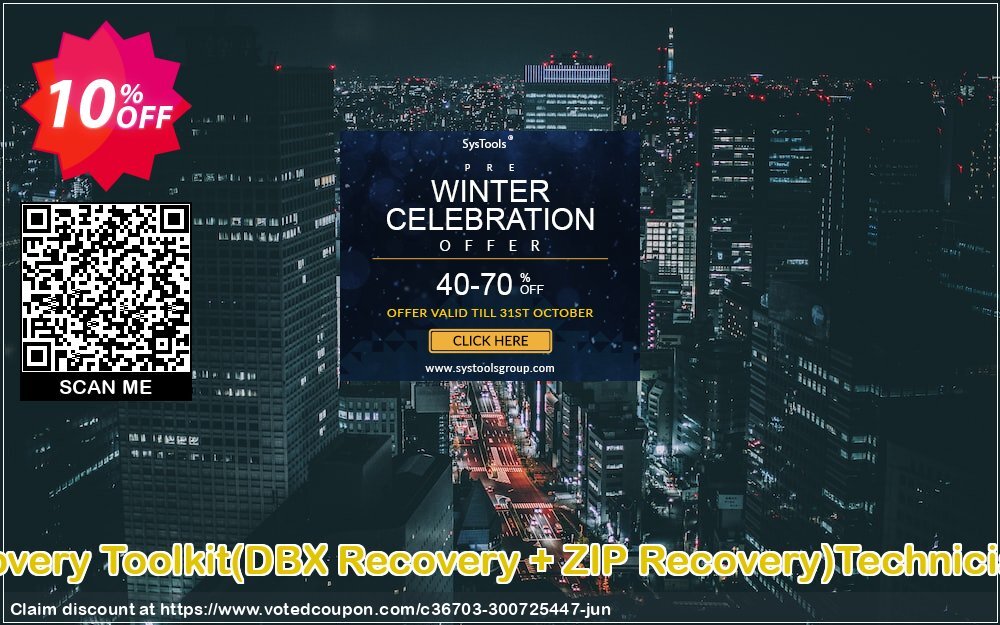 Email Recovery Toolkit, DBX Recovery + ZIP Recovery Technician Plan Coupon, discount Promotion code Email Recovery Toolkit(DBX Recovery + ZIP Recovery)Technician License. Promotion: Offer Email Recovery Toolkit(DBX Recovery + ZIP Recovery)Technician License special discount 