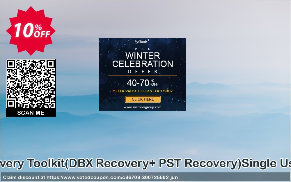 Email Recovery Toolkit, DBX Recovery+ PST Recovery Single User Plan Coupon Code Jun 2024, 10% OFF - VotedCoupon