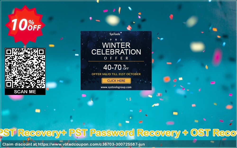Email Recovery Toolkit, PST Recovery+ PST Password Recovery + OST Recovery Technician Plan Coupon, discount Promotion code Email Recovery Toolkit(PST Recovery+ PST Password Recovery + OST Recovery)Technician License. Promotion: Offer Email Recovery Toolkit(PST Recovery+ PST Password Recovery + OST Recovery)Technician License special discount 