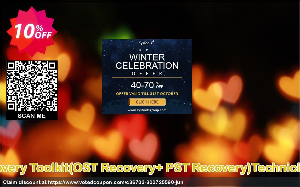 Email Recovery Toolkit, OST Recovery+ PST Recovery Technician Plan Coupon, discount Promotion code Email Recovery Toolkit(OST Recovery+ PST Recovery)Technician License. Promotion: Offer Email Recovery Toolkit(OST Recovery+ PST Recovery)Technician License special discount 