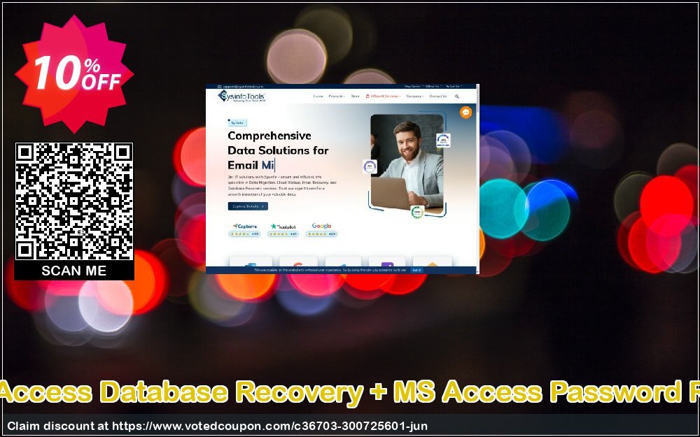 Database Recovery Toolkit, MS Access Database Recovery + MS Access Password Recovery Administrator Plan Coupon, discount Promotion code Database Recovery Toolkit(MS Access Database Recovery + MS Access Password Recovery)Administrator License. Promotion: Offer Database Recovery Toolkit(MS Access Database Recovery + MS Access Password Recovery)Administrator License special discount 