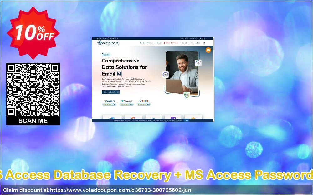 Database Recovery Toolkit, MS Access Database Recovery + MS Access Password Recovery Technician Plan Coupon, discount Promotion code Database Recovery Toolkit(MS Access Database Recovery + MS Access Password Recovery)Technician License. Promotion: Offer Database Recovery Toolkit(MS Access Database Recovery + MS Access Password Recovery)Technician License special discount 