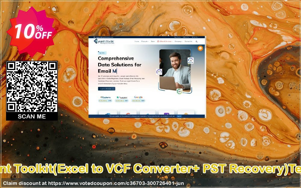 Email Management Toolkit, Excel to VCF Converter+ PST Recovery Technician Plan Coupon Code Jun 2024, 10% OFF - VotedCoupon