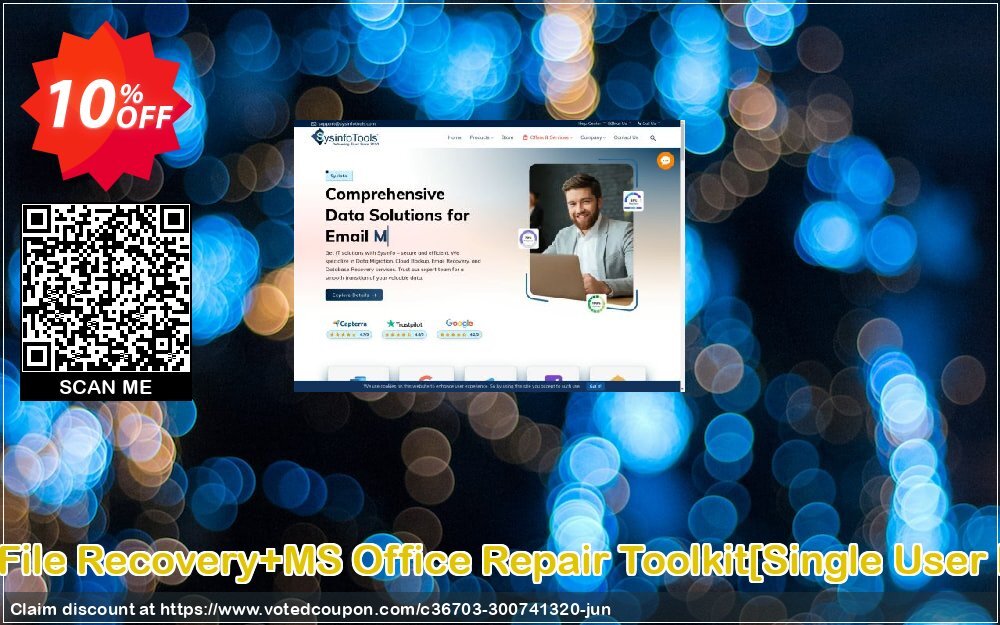 Deleted File Recovery+MS Office Repair Toolkit/Single User Plan/ Coupon, discount Promotion code Deleted File Recovery+MS Office Repair Toolkit[Single User License]. Promotion: Offer Deleted File Recovery+MS Office Repair Toolkit[Single User License] special discount 