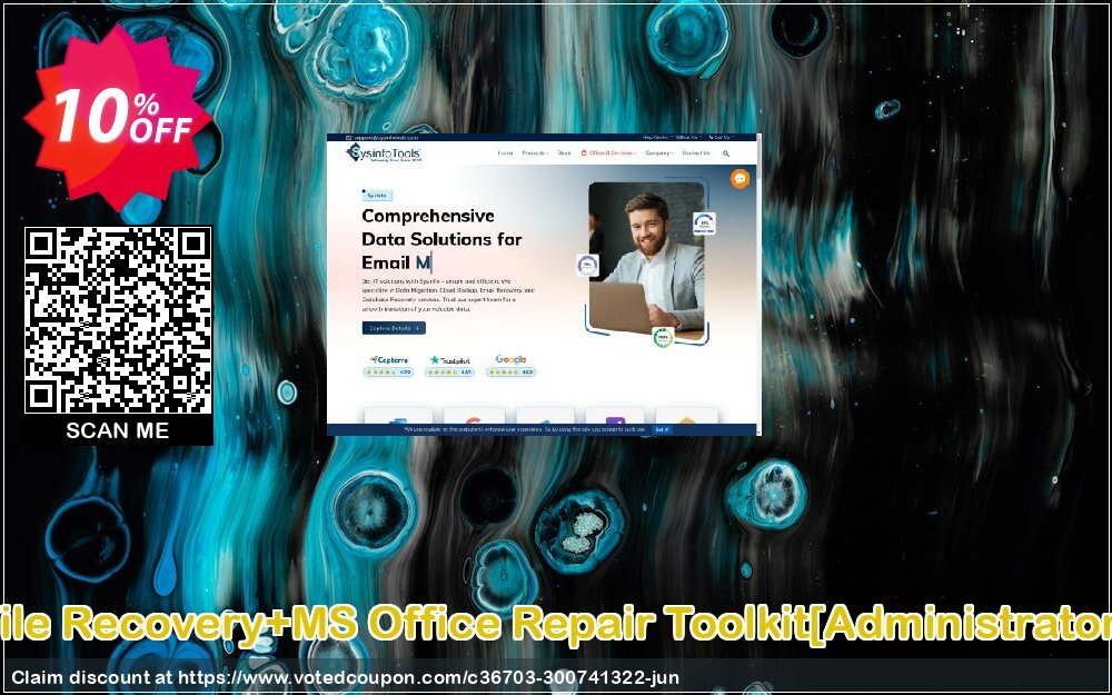 Deleted File Recovery+MS Office Repair Toolkit/Administrator Plan/ Coupon, discount Promotion code Deleted File Recovery+MS Office Repair Toolkit[Administrator License]. Promotion: Offer Deleted File Recovery+MS Office Repair Toolkit[Administrator License] special discount 