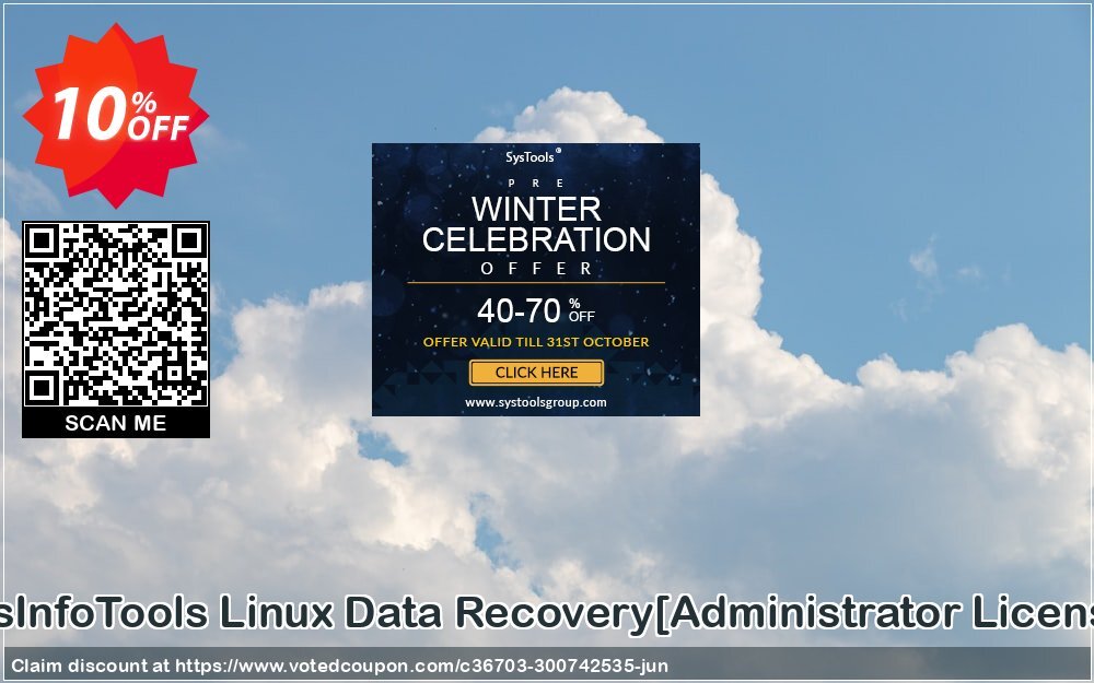 SysInfoTools Linux Data Recovery/Administrator Plan/ Coupon, discount Promotion code SysInfoTools Linux Data Recovery[Administrator License]. Promotion: Offer SysInfoTools Linux Data Recovery[Administrator License] special discount 