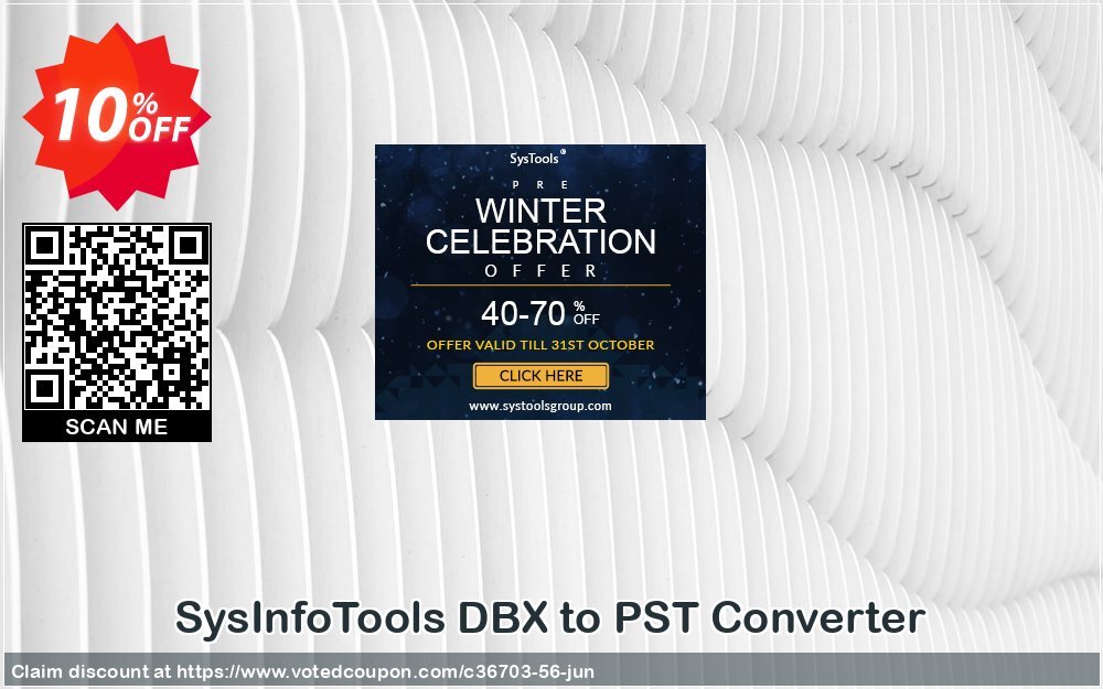 SysInfoTools DBX to PST Converter Coupon Code Jun 2024, 10% OFF - VotedCoupon